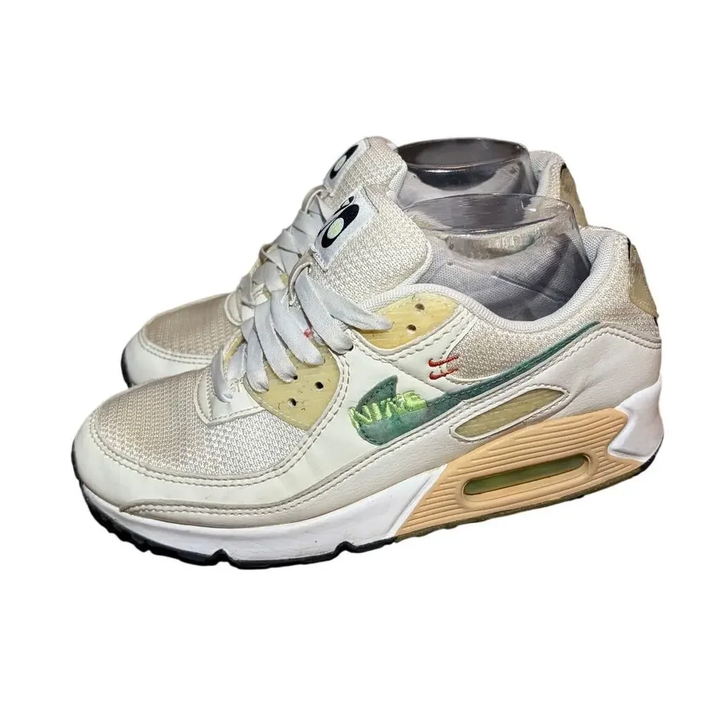 Nike Air Max‎ 90 Shoes Womens Size 8 DO9850-100 Athletic Sneakers